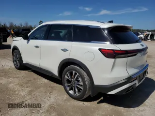 2024 Infiniti QX60 Luxe с VIN 5N1DL1FR6RC345884, выставлен на аукционе Copart как лот 45394685 с пробегом 7 497 миль миль и Списание • Salvage title. История ставок и продаж доступна на DreamBid. Изображение 2.