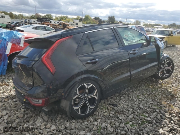 2024 Kia Niro SX Touring with VIN KNDCT3LE6R5152796, listed as a Copart auction lot 74388604 with 0 mi miles and Non Repairable. Bid and sale history available at carsss.com. Image 3.