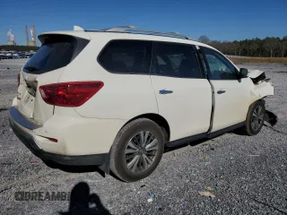 2020 Nissan Pathfinder S with VIN 5N1DR2AN7LC596798, listed as a Copart auction lot 49574785 with 99,769 mi miles and Salvage title. Bid and sale history available at DreamBid. Image 3.