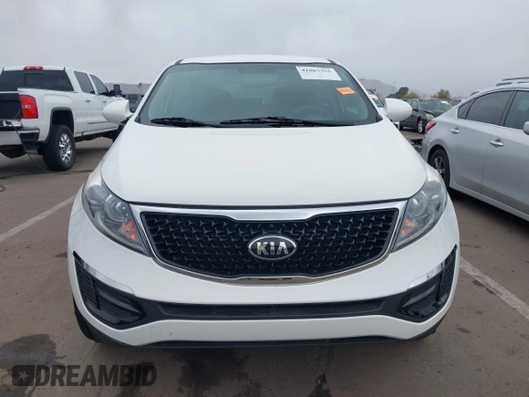 2015 Kia Sportage LX with VIN KNDPB3AC4F7741528, listed as a IAAI auction lot 41803355 with 60,139 mi miles and . Bid and sale history available at carsss.com. Image 12.