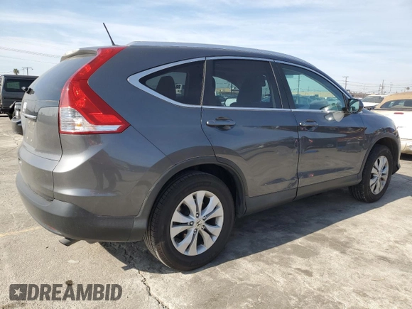 2014 Honda CR-V EX-L with VIN 2HKRM3H74EH555204, listed as a Copart auction lot 45809815 with 75,424 mi miles and Salvage Title. Bid and sale history available at DreamBid. Image 3.