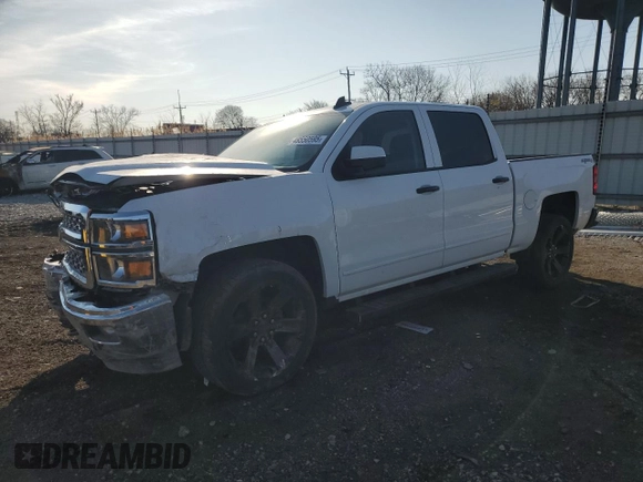 2015 Chevrolet Silverado 1500 LT with VIN 3GCUKREH2FG525452, listed as a Copart auction lot 48550595 with 78,795 mi miles and Salvage Title. Bid and sale history available at DreamBid. Image 1.