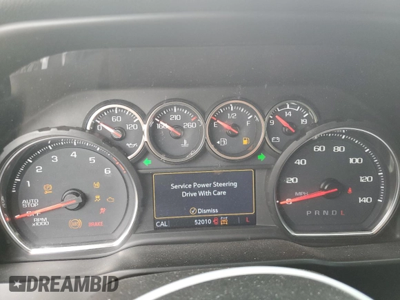2021 Chevrolet Silverado 1500 RST with VIN 3GCUYEEL1MG364522, listed as a Copart auction lot 65653904 with 52,010 mi miles and Salvage Title. Bid and sale history available at carsss.com. Image 9.