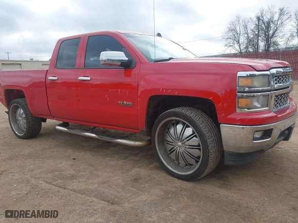 2014 Chevrolet Silverado 1500 LT with VIN 1GCRCREC1EZ218831, listed as a IAAI auction lot 41474457 with 193,309 mi miles. Bid and sale history available at carsss.com. Image 1.