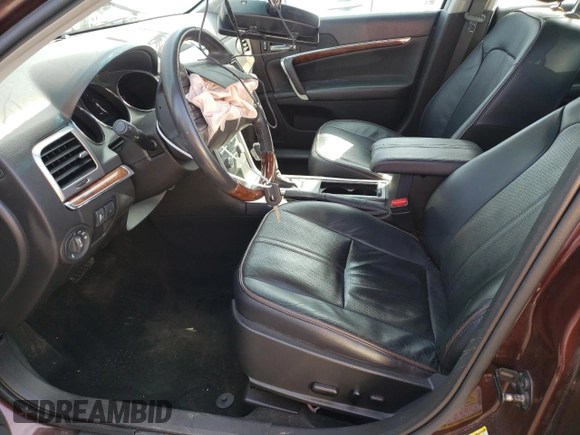 2012 Lincoln MKZ with VIN 3LNHL2GC0CR810525, listed as a Copart auction lot 52450925 with 124,355 mi miles and Clean Title. Bid and sale history available at DreamBid. Image 7.