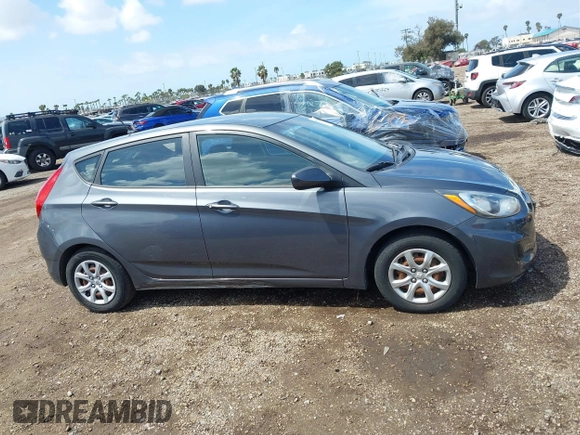 2012 Hyundai Accent GS with VIN KMHCT5AE9CU046673, listed as a IAAI auction lot 41916784 with 110,782 mi miles. Bid and sale history available at carsss.com. Image 13.