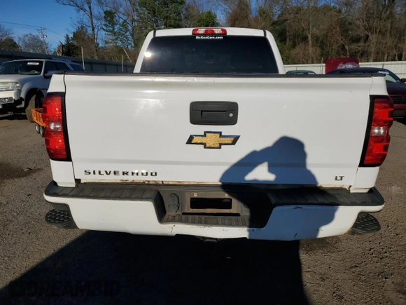 2017 Chevrolet Silverado 1500 LT with VIN 1GCUKREC3HF122380, listed as a Copart auction lot 46230605 with 231,152 mi miles and Salvage Title. Bid and sale history available at DreamBid. Image 6.