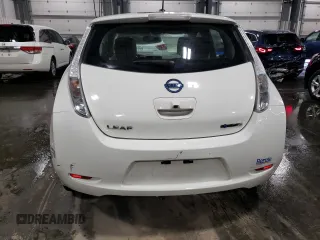 2016 Nissan LEAF S with VIN 1N4BZ0CP3GC312769, listed as a Copart auction lot 67622033 with 61,843 mi miles. Bid and sale history available at carsss.com. Image 6.