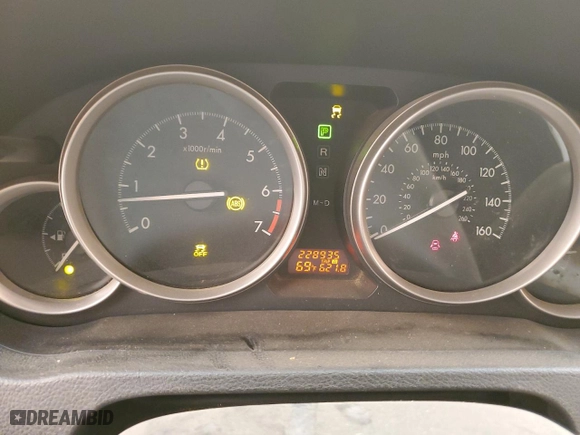 2012 Mazda Mazda6 i Sport with VIN 1YVHZ8BH4C5M07119, listed as a Copart auction lot 49484775 with 228,935 mi miles and Salvage Title. Bid and sale history available at carsss.com. Image 9.