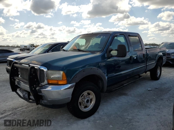 2001 Ford F-350 XL with VIN 3FTSW31F21MA55009, listed as a Copart auction lot 78132974 with 499,771 mi miles and Non Repairable. Bid and sale history available at DreamBid. Image 1.