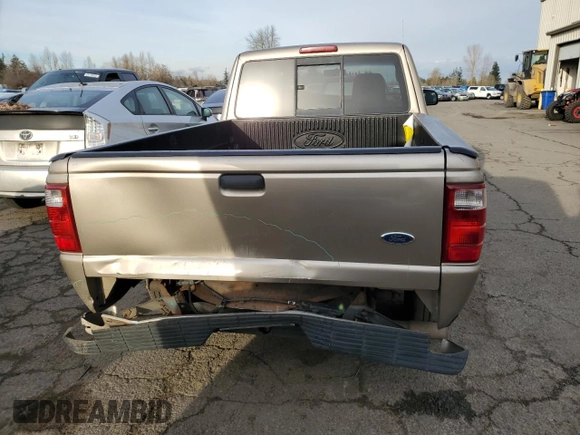 2004 Ford Ranger XLT with VIN 1FTYR44E24TA20163, listed as a Copart auction lot 42696645 with 121,066 mi miles and Salvage Title. Bid and sale history available at carsss.com. Image 6.