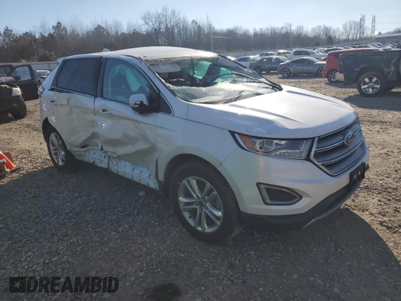 2017 Ford Edge SEL with VIN 2FMPK3J85HBC65372, listed as a Copart auction lot 89199355 with 128,816 mi miles and Salvage Title. Bid and sale history available at carsss.com. Image 4.