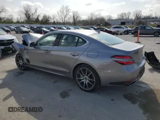 2025 Genesis G70 2.5T with VIN KMTG34SC1SU153729, listed as a Copart auction lot 51311795 with 13,251 mi miles and Salvage Title. Bid and sale history available at carsss.com. Image 2.