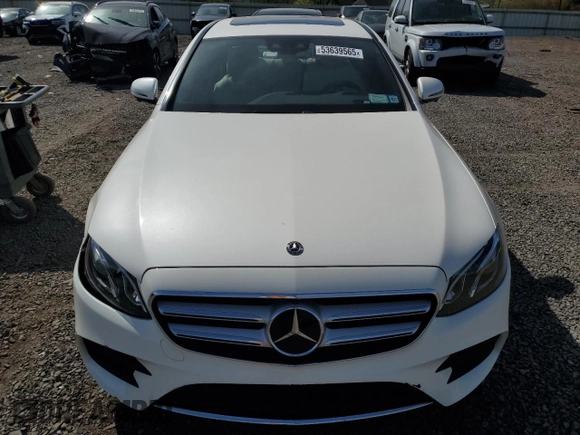 2020 Mercedes-Benz E 450 with VIN WDDZF6JB9LA734326, listed as a Copart auction lot 53639565 with 21,563 mi miles and Salvage Title. Bid and sale history available at DreamBid. Image 5.