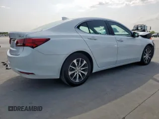 2017 Acura TLX with VIN 19UUB1F34HA002733, listed as a Copart auction lot 51341875 with 184,982 mi miles and Salvage Title. Bid and sale history available at carsss.com. Image 3.