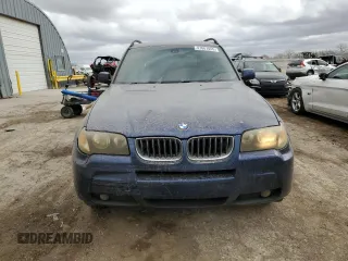 2006 BMW X3 3.0i with VIN WBXPA93456WD29965, listed as a Copart auction lot 47667055 with 165,785 mi miles and Salvage Title. Bid and sale history available at carsss.com. Image 5.