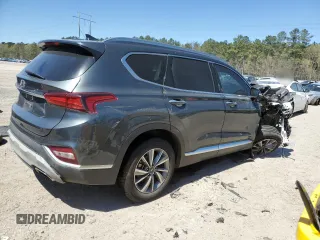 2019 Hyundai Santa Fe Limited with VIN 5NMS53AD6KH039661, listed as a Copart auction lot 49843095 with 0 mi miles and Salvage Title. Bid and sale history available at carsss.com. Image 3.