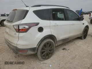 2017 Ford Escape SE with VIN 1FMCU0G98HUA13634, listed as a Copart auction lot 45851795 with 0 mi miles and Salvage Title. Bid and sale history available at carsss.com. Image 3.