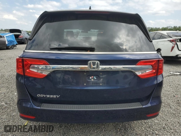 2020 Honda Odyssey EX with VIN 5FNRL6H53LB004874, listed as a Copart auction lot 49127995 with 82,037 mi miles and Salvage Title. Bid and sale history available at DreamBid. Image 6.