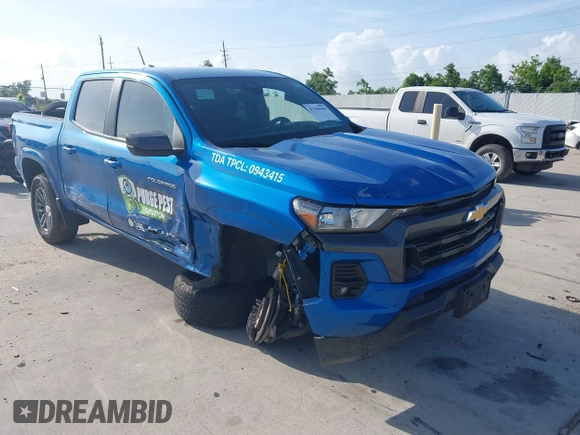 2023 Chevrolet Colorado 2WD LT with VIN 1GCPSCEK5P1242985, listed as a IAAI auction lot 42394946 with 29,872 mi miles and . Bid and sale history available at DreamBid. Image 1.