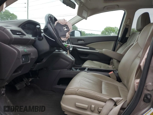 2012 Honda CR-V EX-L with VIN 5J6RM4H78CL051182, listed as a Copart auction lot 56138355 with 126,129 mi miles and Salvage title. Bid and sale history available at DreamBid. Image 7.