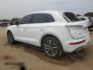 2021 Audi Q5 Premium Plus с VIN WA1BAAFY5M2071840, выставлен на аукционе Copart как лот 60482625 с пробегом 24 399 миль миль и Списание • Salvage title. История ставок и продаж доступна на DreamBid. Изображение 2.