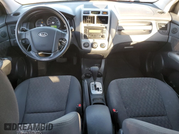 2008 Kia Sportage LX with VIN KNDJE723587507680, listed as a Copart auction lot 47642535 with 146,138 mi miles and Salvage Title. Bid and sale history available at DreamBid. Image 8.