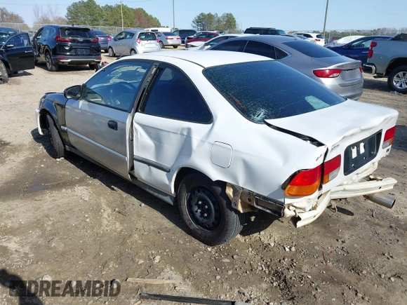 1996 Honda Civic DX with VIN 1HGEJ6120TL059446, listed as a IAAI auction lot 41748406 with 320,383 mi miles. Bid and sale history available at carsss.com. Image 3.