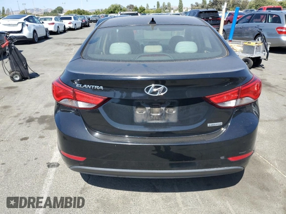 2014 Hyundai Elantra Limited z VIN 5NPDH4AE1EH479549, wystawiony jako Copart lot #60699185 z przebiegiem 175 788 mil mil oraz Czysty tytuł • Clean title. Historia ofert i sprzedaży dostępna na DreamBid. Obrazek 6.