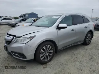 2014 Acura MDX Technology with VIN 5FRYD4H69EB036137, listed as a Copart auction lot 54386865 with 188,569 mi miles and Salvage title. Bid and sale history available at DreamBid. Image 1.