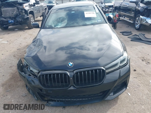 2021 BMW 5 Series 540i with VIN WBA53BJ01MWW91692, listed as a IAAI auction lot 41509786 with 33,345 mi miles and . Bid and sale history available at DreamBid. Image 11.