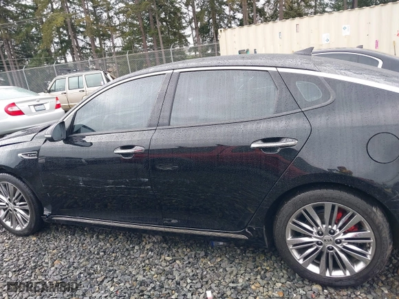 2018 Kia Optima SX with VIN 5XXGV4L26JG227603, listed as a IAAI auction lot 41648127 with 34,391 mi miles. Bid and sale history available at carsss.com. Image 14.