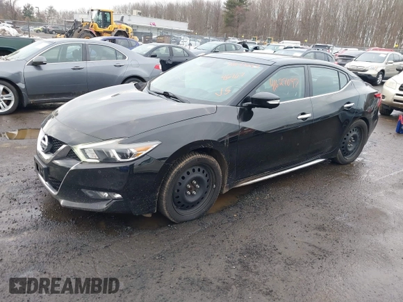 2017 Nissan Maxima SV with VIN 1N4AA6AP5HC427660, listed as a IAAI auction lot 41627097 with 86,767 mi miles and . Bid and sale history available at DreamBid. Image 2.