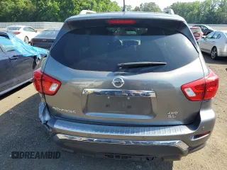 2017 Nissan Pathfinder SL with VIN 5N1DR2MM2HC603702, listed as a Copart auction lot 62452515 with 87,994 mi miles and Salvage title. Bid and sale history available at DreamBid. Image 6.