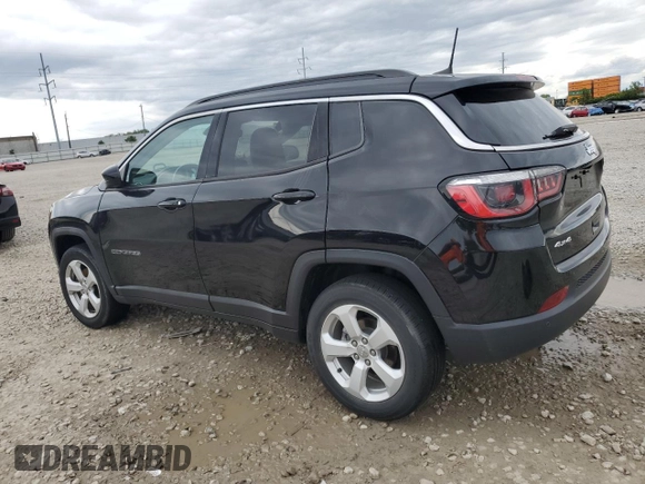 2018 Jeep Compass Latitude with VIN 3C4NJDBB1JT303897, listed as a Copart auction lot 57625015 with Not provided miles and Salvage title. Bid and sale history available at DreamBid. Image 2.