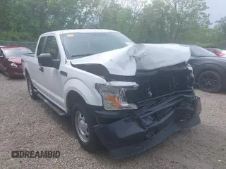 2018 Ford F-150 XL with VIN 1FTFX1E59JKE52129, listed as a IAAI auction lot 42233231 with 97,262 mi miles and . Bid and sale history available at DreamBid. Image 1.