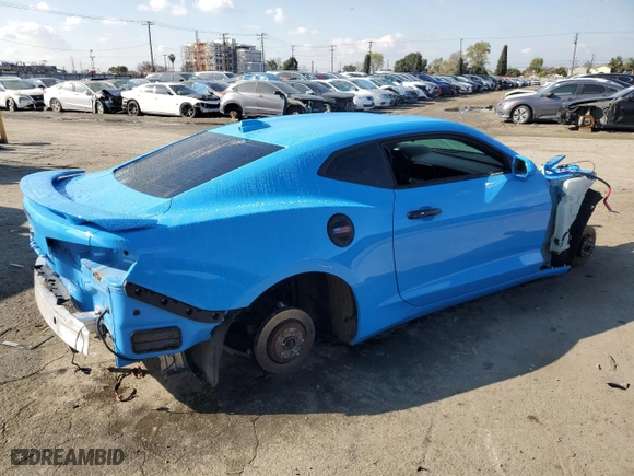 2022 Chevrolet Camaro 2SS with VIN 1G1FH1R70N0118025, listed as a Copart auction lot 43229655 with 0 mi miles and Salvage Title. Bid and sale history available at carsss.com. Image 3.