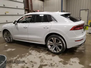 2019 Audi Q8 Prestige z VIN WA1CVAF13KD035710, wystawiony jako Copart lot #82997264 z przebiegiem Nie podano mil oraz Szkoda całkowita • Salvage title. Historia ofert i sprzedaży dostępna na DreamBid. Obrazek 2.