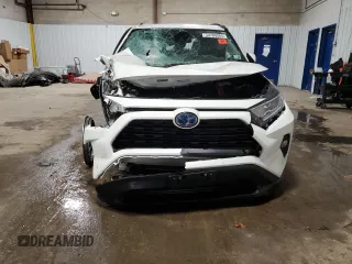 2021 Toyota RAV4 Hybrid LE with VIN 4T3B6RFV4MU025662, listed as a Copart auction lot 50709265 with 19,210 mi miles and Salvage Title. Bid and sale history available at carsss.com. Image 5.