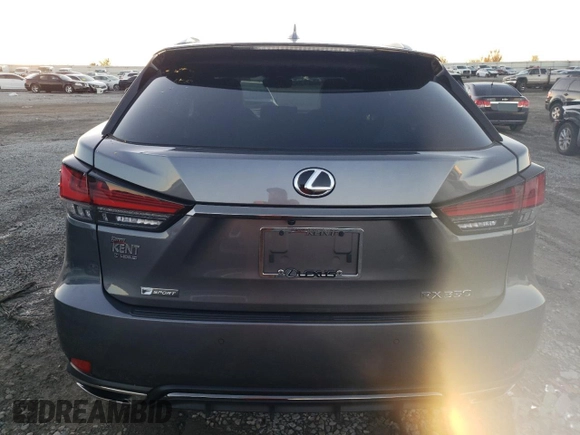 2022 Lexus RX 350 F Sport с VIN 2T2SZMDA7NC351733, выставлен на аукционе Copart как лот 80992244 с пробегом 46 938 миль миль и Списание • Salvage title. История ставок и продаж доступна на DreamBid. Изображение 6.