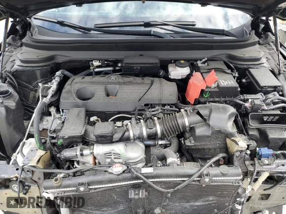 2024 Acura RDX Technology with VIN 5J8TC2H58RL013687, listed as a Copart auction lot 54567465 with 9,850 mi miles and Salvage title. Bid and sale history available at DreamBid. Image 12.