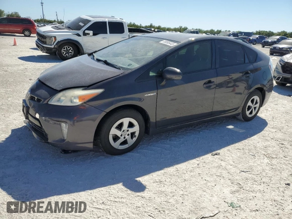 2014 Toyota Prius Four with VIN JTDKN3DU2E1739722, listed as a Copart auction lot 49895445 with 109,286 mi miles and Non Repairable. Bid and sale history available at DreamBid. Image 1.