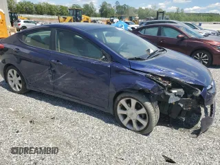 2013 Hyundai Elantra GLS z VIN 5NPDH4AE4DH206880, wystawiony jako Copart lot #56016145 z przebiegiem 112 681 mil mil oraz Szkoda całkowita • Salvage title. Historia ofert i sprzedaży dostępna na DreamBid. Obrazek 4.