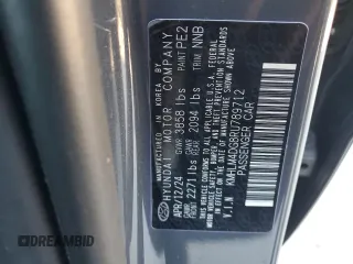 2024 Hyundai Elantra SEL with VIN KMHLM4DG8RU789712, listed as a Copart auction lot 41987345 with 12,086 mi miles and Salvage Title. Bid and sale history available at carsss.com. Image 12.