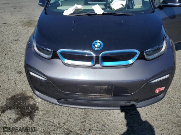 2018 BMW i3 with VIN WBY7Z4C54JVD95955, listed as a Copart auction lot 69972074 with 0 mi miles and Salvage Title. Bid and sale history available at carsss.com. Image 12.
