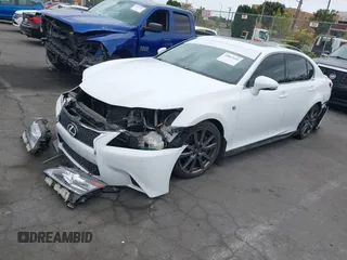 2015 Lexus GS 350 with VIN JTHBE1BL3FA014029, listed as a IAAI auction lot 42043446 with 142,258 mi miles. Bid and sale history available at carsss.com. Image 17.