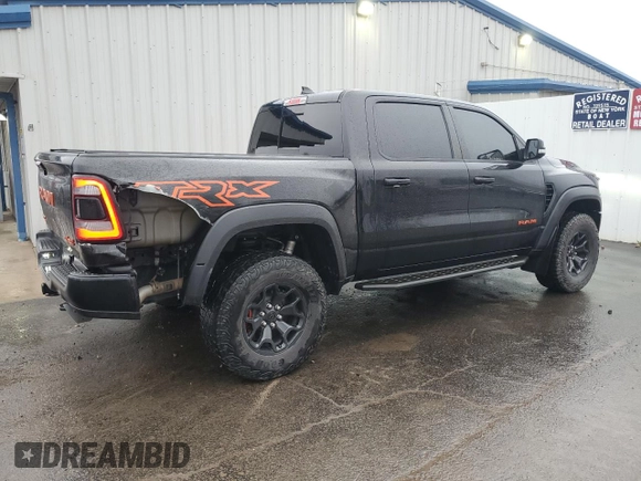 2021 Ram 1500 TRX with VIN 1C6SRFU99MN758770, listed as a Copart auction lot 52928765 with 59,155 mi miles and Salvage Title. Bid and sale history available at carsss.com. Image 3.