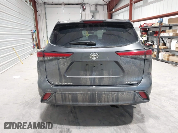2020 Toyota Highlander LE with VIN 5TDBZRBH3LS038023, listed as a IAAI auction lot 41832407 with 48,213 mi miles and . Bid and sale history available at DreamBid. Image 16.