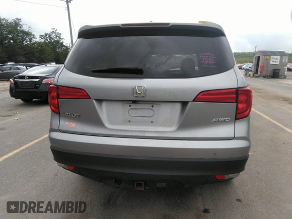 2016 Honda Pilot EX with VIN 5FNYF6H30GB053683, listed as a IAAI auction lot 36941241 with 167,891 mi miles and . Bid and sale history available at DreamBid. Image 16.