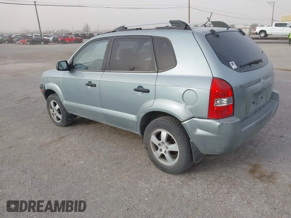 2007 Hyundai Tucson GLS with VIN KM8JM12B37U587239, listed as a IAAI auction lot 41787475 with 215,772 mi miles. Bid and sale history available at carsss.com. Image 3.